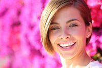 Woman Smiling with White Teeth