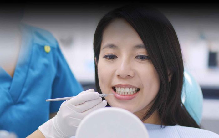 Smiling Dentist Patient Woman